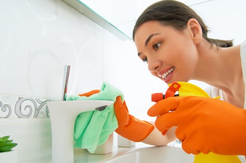 Waste handling and environmental compliance during cleaning work