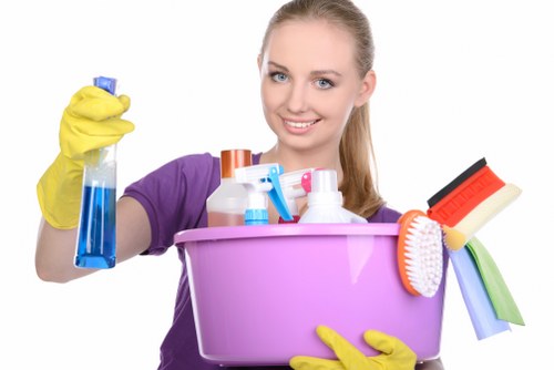 Local recycling and reuse sorting materials for carpet cleaning operations